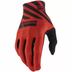 100% Celium Mens Racer Red Gloves Full Finger