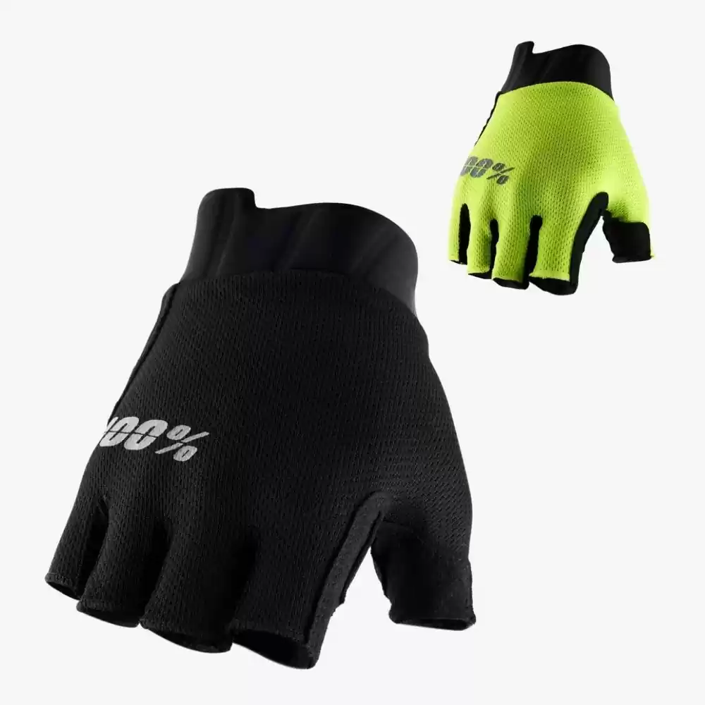 100% Womens Exceeda Gel Short Finger Motorcycle Gloves