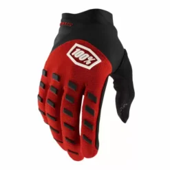 100% Youth Airmatic Black/Red Gloves