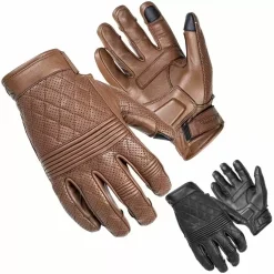 Cortech Boulevard Collective The Scrapper Mens Leather Motorcycle Gloves
