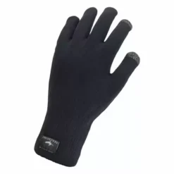 SealSkinz Waterproof All Weather Ultra Grip Gloves Black, Full Finger