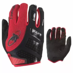 Lizard Skins Monitor SL Gloves Jet Black/Crimson, Full Finger