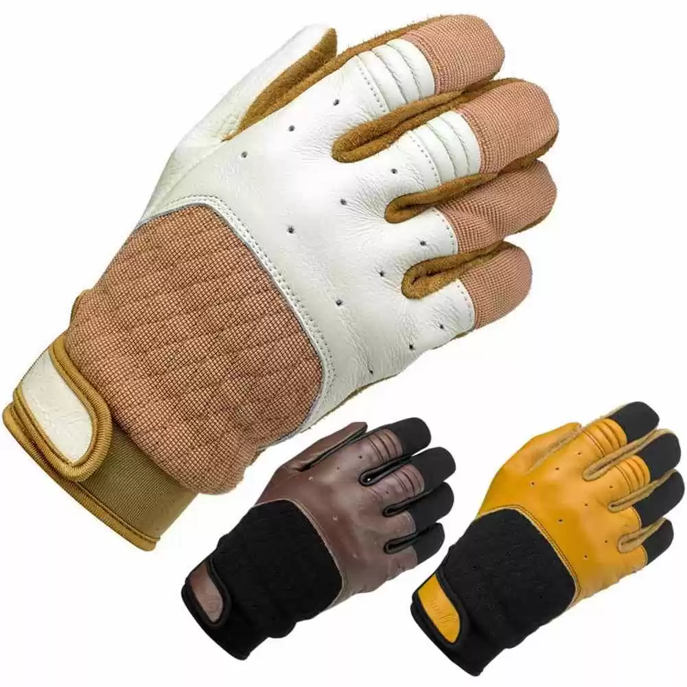 Biltwell Bantam Leather Mens Motorcycle Gloves