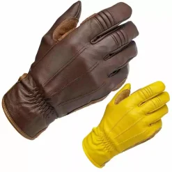 Biltwell Mens Leather All Weather Work Gloves