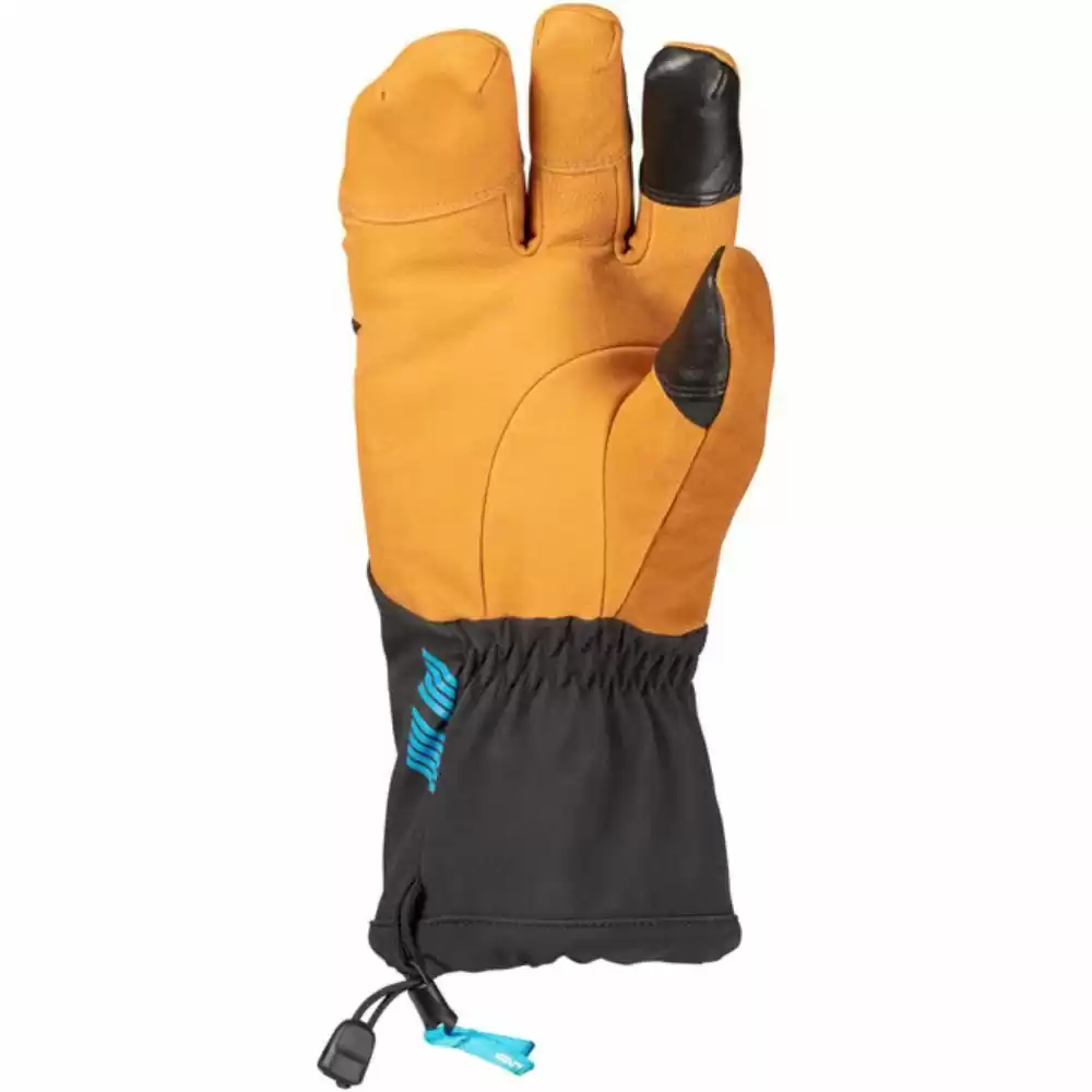 45NRTH Sturmfist 4 Finger Leather Tan/Black Gloves 4 45NRTH Sturmfist 4 Finger Leather Tan/Black Gloves - Image 2