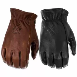 Highway 21 Louie Leather Mens Motorcycle Gloves