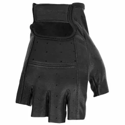 Highway 21 Ranger Leather Mens Motorcycle Half Gloves