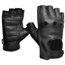 Fulmer 551 Omen Fingerless Mens Leather Motorcycle Gloves