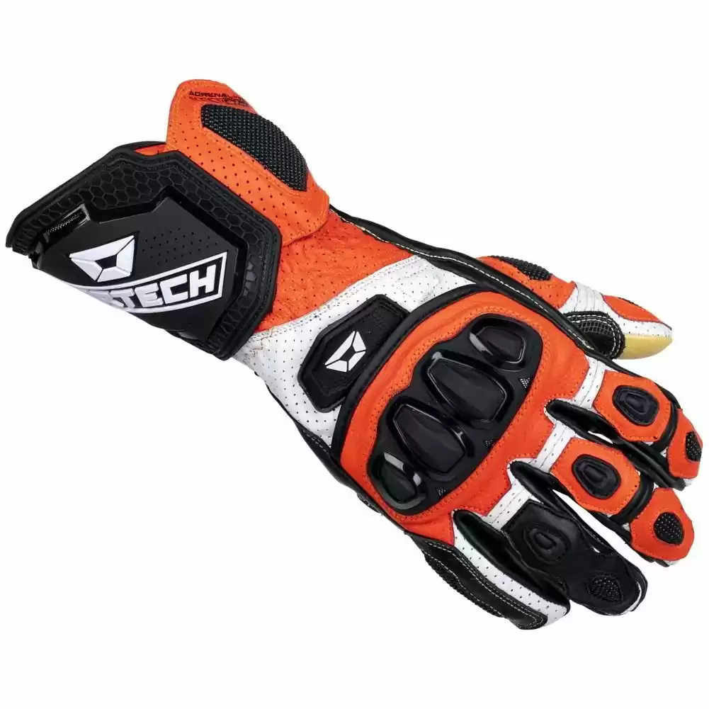 Cortech Speedway Adrenaline GP Mens Leather Motorcycle Gloves - Image 2