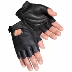 Tour Master Select Fingerless 2.0 Leather Mens Motorcycle Gloves