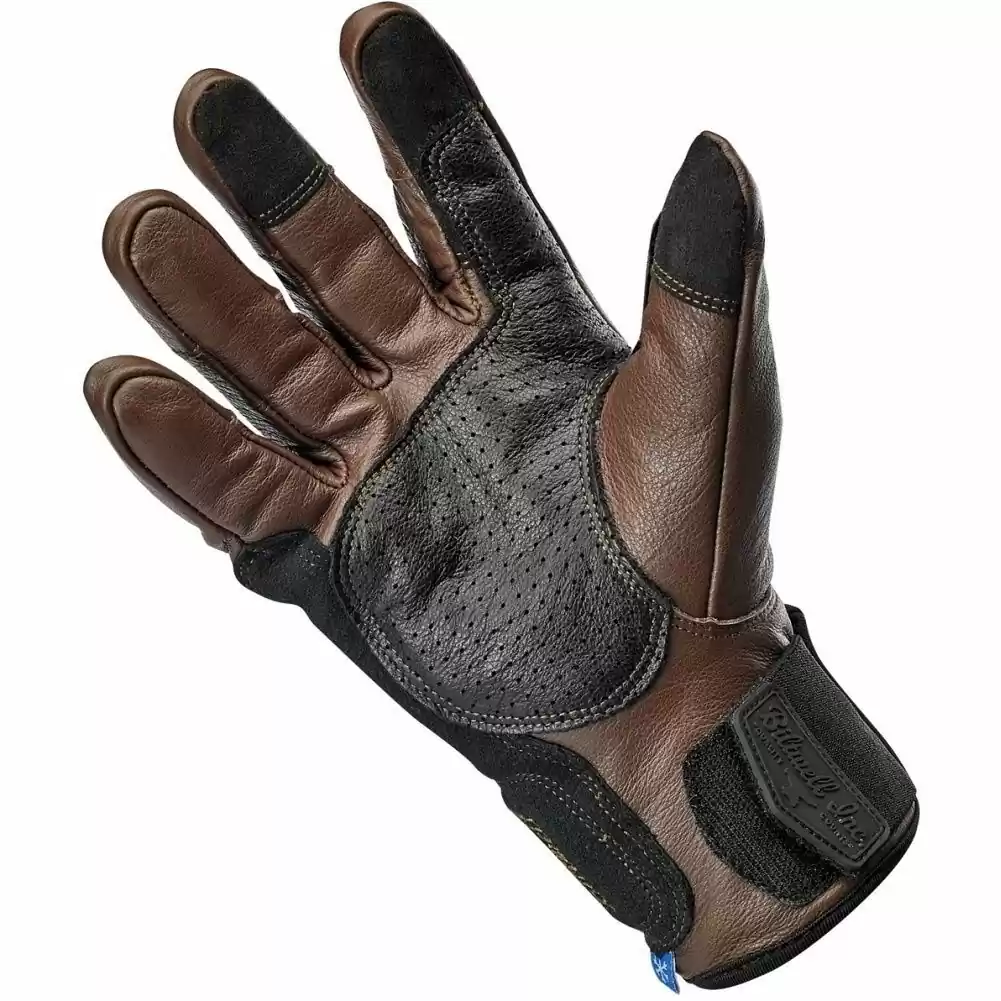 Biltwell Belden Mens Leather Motorcycle Gloves - Image 2
