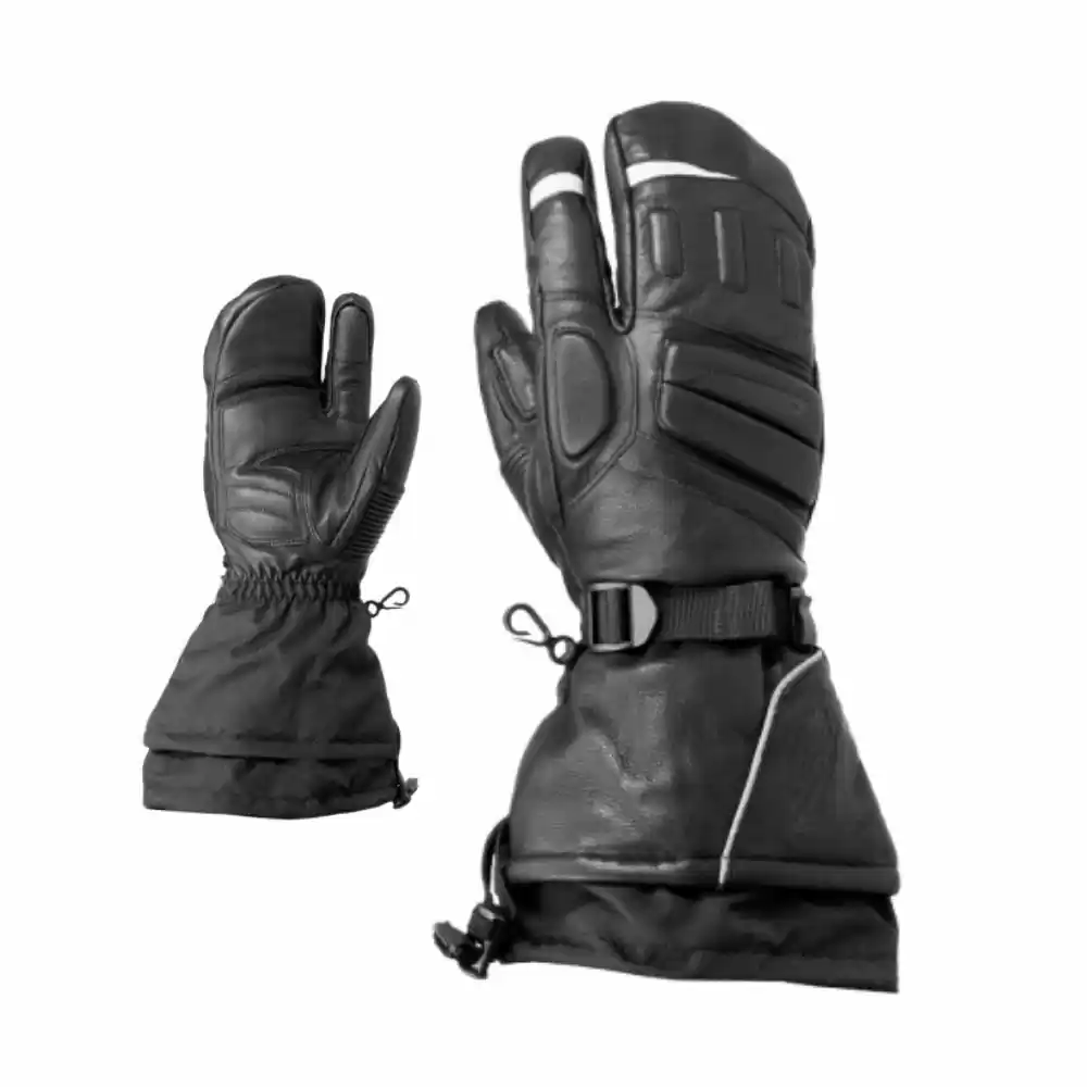 Castle Womens TRS-3 Finger Mitts Black Gloves 3 Castle Womens TRS-3 Finger Mitts Black Gloves