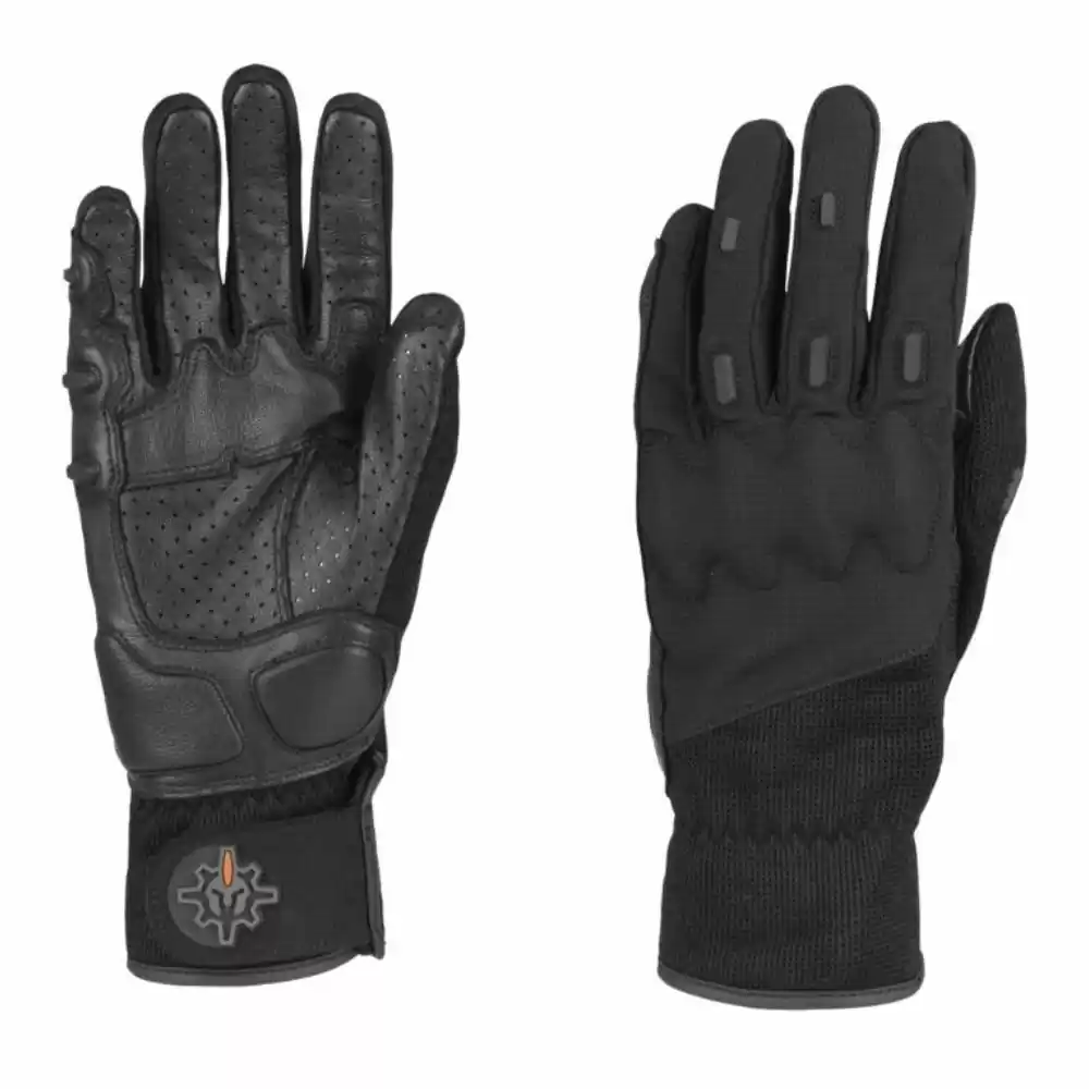 First Gear Reflex Vented Womens Motorcycle Black Gloves 3 First Gear Reflex Vented Womens Motorcycle Black Gloves