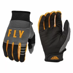 Fly Racing F-16 Mens Motocross Dark Grey/Black/Orange Gloves