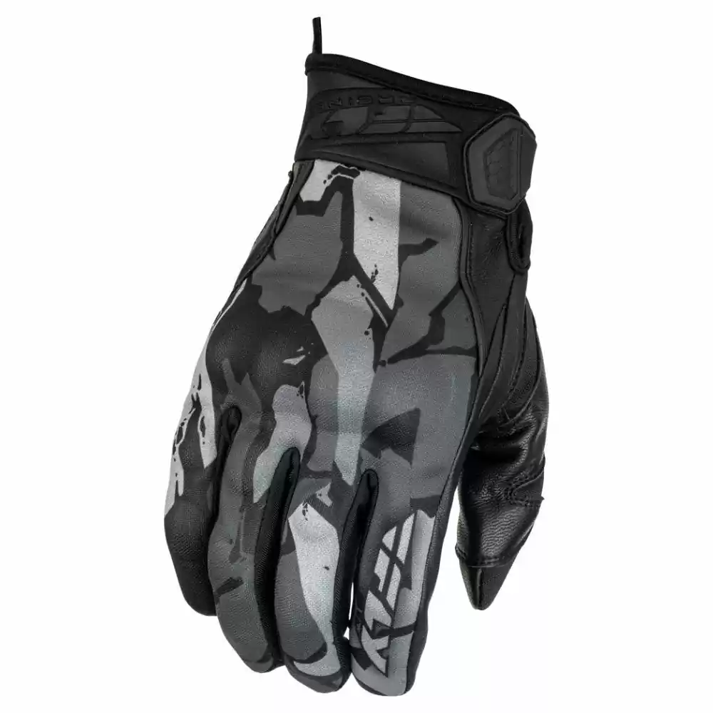 Fly Racing Subvert Leather Mens Motorcycle Veiled Threat Gloves