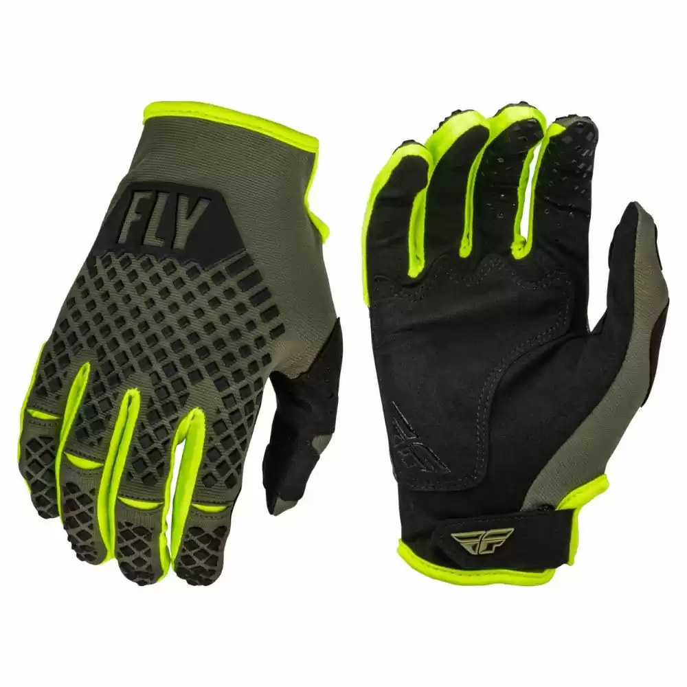 Fly Racing Kinetic Kore Racewear Mens Motocross Gloves - Image 2