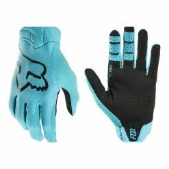 Fox Racing Airline Mens Motocross Teal Gloves