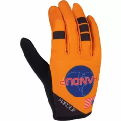 HandUp Most Days Shuttle Runners Orange Full Finger Gloves
