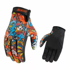 Icon Hooligan Redoodle Mens Motorcycle Gloves