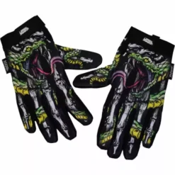 Lethal Threat Textile Mens Snake Bite Motorcycle Gloves