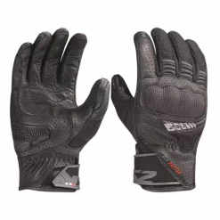 LS2 Mens Air Raptor Touring Black Motorcycle Gloves
