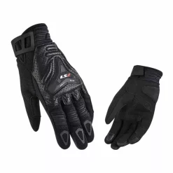 LS2 All Terrain Womens Motorcycle Black Touring Gloves