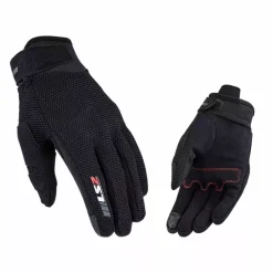 LS2 Cool Womens Motorcycle Black Touring Gloves