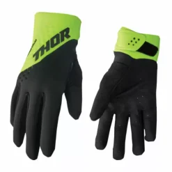 Thor Spectrum Mens Motocross Cold Weather Black/Acid Gloves