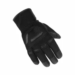 Tour Master Dri-Mesh Womens Motorcycle Black Gloves